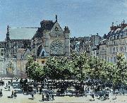 Claude Monet Germain lAuxerrois oil painting reproduction